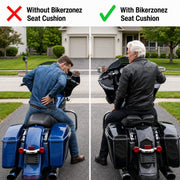 HexFlow Motorcycle Seat Cushion